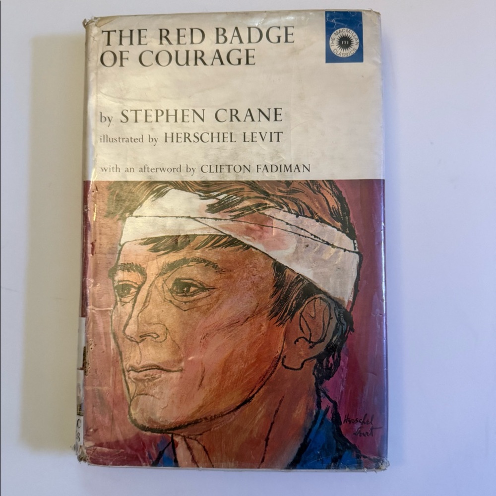 The Red Badge Of Courage 1962 DJ Library Copy